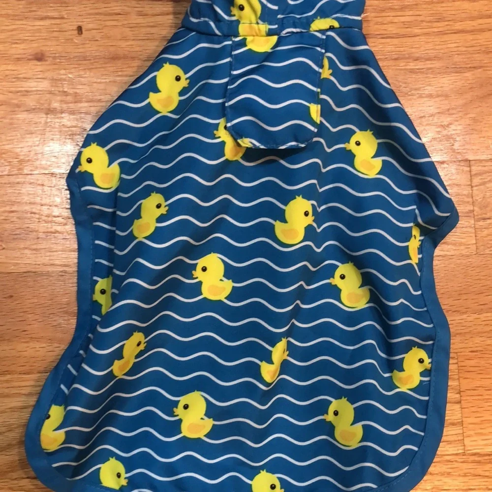 Frisco Dog Rubber Ducky Raincoat. Size xsmall